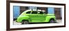 Cuba Fuerte Collection Panoramic - Green Vintage Car-Philippe Hugonnard-Framed Photographic Print