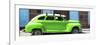 Cuba Fuerte Collection Panoramic - Green Vintage Car-Philippe Hugonnard-Framed Photographic Print
