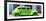 Cuba Fuerte Collection Panoramic - Green Vintage Car-Philippe Hugonnard-Framed Photographic Print