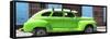 Cuba Fuerte Collection Panoramic - Green Vintage Car-Philippe Hugonnard-Framed Stretched Canvas