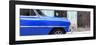 Cuba Fuerte Collection Panoramic - Havana Blue Car-Philippe Hugonnard-Framed Photographic Print