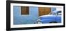 Cuba Fuerte Collection Panoramic - Havana Blue Street-Philippe Hugonnard-Framed Photographic Print