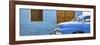 Cuba Fuerte Collection Panoramic - Havana Blue Street-Philippe Hugonnard-Framed Photographic Print