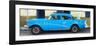 Cuba Fuerte Collection Panoramic - Havana Classic American Blue Car-Philippe Hugonnard-Framed Photographic Print