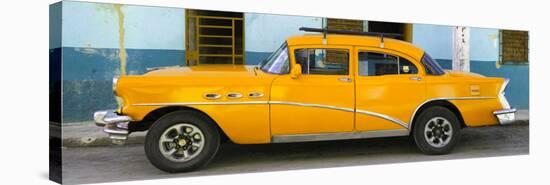 Cuba Fuerte Collection Panoramic - Havana Classic American Orange Car-Philippe Hugonnard-Stretched Canvas