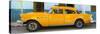 Cuba Fuerte Collection Panoramic - Havana Classic American Orange Car-Philippe Hugonnard-Stretched Canvas