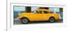 Cuba Fuerte Collection Panoramic - Havana Classic American Orange Car-Philippe Hugonnard-Framed Photographic Print