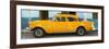 Cuba Fuerte Collection Panoramic - Havana Classic American Orange Car-Philippe Hugonnard-Framed Photographic Print