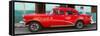 Cuba Fuerte Collection Panoramic - Havana Classic American Red Car-Philippe Hugonnard-Framed Stretched Canvas
