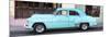 Cuba Fuerte Collection Panoramic - Havana Club and Blue Classic Car-Philippe Hugonnard-Mounted Photographic Print