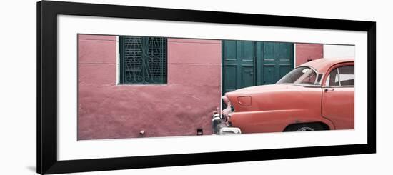 Cuba Fuerte Collection Panoramic - Havana Coral Street-Philippe Hugonnard-Framed Photographic Print