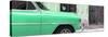 Cuba Fuerte Collection Panoramic - Havana Green Car-Philippe Hugonnard-Stretched Canvas