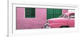 Cuba Fuerte Collection Panoramic - Havana Pink Street-Philippe Hugonnard-Framed Photographic Print