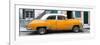 Cuba Fuerte Collection Panoramic - Havana's Orange Vintage Car-Philippe Hugonnard-Framed Photographic Print