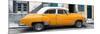 Cuba Fuerte Collection Panoramic - Havana's Orange Vintage Car-Philippe Hugonnard-Mounted Photographic Print