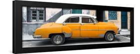 Cuba Fuerte Collection Panoramic - Havana's Orange Vintage Car-Philippe Hugonnard-Framed Photographic Print