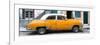 Cuba Fuerte Collection Panoramic - Havana's Orange Vintage Car-Philippe Hugonnard-Framed Photographic Print