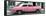 Cuba Fuerte Collection Panoramic - Havana's Pink Vintage Car-Philippe Hugonnard-Framed Stretched Canvas