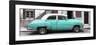 Cuba Fuerte Collection Panoramic - Havana's Turquoise Vintage Car-Philippe Hugonnard-Framed Photographic Print