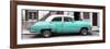 Cuba Fuerte Collection Panoramic - Havana's Turquoise Vintage Car-Philippe Hugonnard-Framed Photographic Print