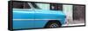 Cuba Fuerte Collection Panoramic - Havana Turquoise Car-Philippe Hugonnard-Framed Stretched Canvas