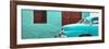 Cuba Fuerte Collection Panoramic - Havana Turquoise Street-Philippe Hugonnard-Framed Photographic Print