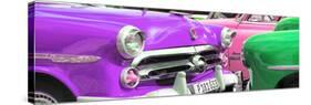 Cuba Fuerte Collection Panoramic - Havana Vintage Classic Cars II-Philippe Hugonnard-Stretched Canvas