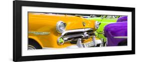 Cuba Fuerte Collection Panoramic - Havana Vintage Classic Cars III-Philippe Hugonnard-Framed Photographic Print