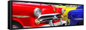 Cuba Fuerte Collection Panoramic - Havana Vintage Classic Cars-Philippe Hugonnard-Framed Stretched Canvas
