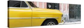 Cuba Fuerte Collection Panoramic - Havana Yellow Car-Philippe Hugonnard-Stretched Canvas