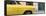 Cuba Fuerte Collection Panoramic - Havana Yellow Car-Philippe Hugonnard-Framed Stretched Canvas