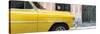 Cuba Fuerte Collection Panoramic - Havana Yellow Car-Philippe Hugonnard-Stretched Canvas
