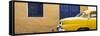 Cuba Fuerte Collection Panoramic - Havana Yellow Street-Philippe Hugonnard-Framed Stretched Canvas