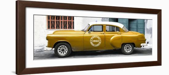 Cuba Fuerte Collection Panoramic - Honey Pontiac 1953 Original Classic Car-Philippe Hugonnard-Framed Photographic Print