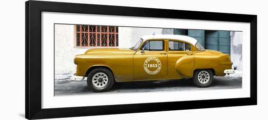 Cuba Fuerte Collection Panoramic - Honey Pontiac 1953 Original Classic Car-Philippe Hugonnard-Framed Photographic Print