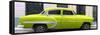 Cuba Fuerte Collection Panoramic - Lime Green Bel Air Classic Car-Philippe Hugonnard-Framed Stretched Canvas