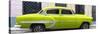 Cuba Fuerte Collection Panoramic - Lime Green Bel Air Classic Car-Philippe Hugonnard-Stretched Canvas