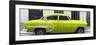 Cuba Fuerte Collection Panoramic - Lime Green Bel Air Classic Car-Philippe Hugonnard-Framed Photographic Print