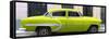 Cuba Fuerte Collection Panoramic - Lime Green Bel Air Classic Car-Philippe Hugonnard-Framed Stretched Canvas