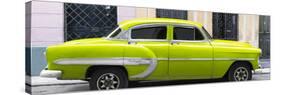 Cuba Fuerte Collection Panoramic - Lime Green Bel Air Classic Car-Philippe Hugonnard-Stretched Canvas