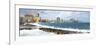 Cuba Fuerte Collection Panoramic - Malecon Wall of Havana-Philippe Hugonnard-Framed Photographic Print