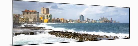Cuba Fuerte Collection Panoramic - Malecon Wall of Havana-Philippe Hugonnard-Mounted Photographic Print