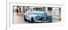 Cuba Fuerte Collection Panoramic - Old Blue Chevrolet in Havana-Philippe Hugonnard-Framed Photographic Print