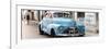 Cuba Fuerte Collection Panoramic - Old Blue Chevrolet in Havana-Philippe Hugonnard-Framed Photographic Print