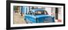Cuba Fuerte Collection Panoramic - Old Blue Ford-Philippe Hugonnard-Framed Photographic Print