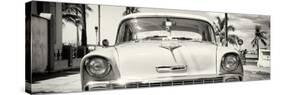 Cuba Fuerte Collection Panoramic - Old Chevy-Philippe Hugonnard-Stretched Canvas