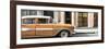 Cuba Fuerte Collection Panoramic - Old Classic American Orange Car-Philippe Hugonnard-Framed Photographic Print