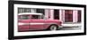 Cuba Fuerte Collection Panoramic - Old Classic American Pink Car-Philippe Hugonnard-Framed Photographic Print