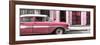 Cuba Fuerte Collection Panoramic - Old Classic American Pink Car-Philippe Hugonnard-Framed Photographic Print