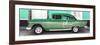 Cuba Fuerte Collection Panoramic - Old Green Car-Philippe Hugonnard-Framed Photographic Print